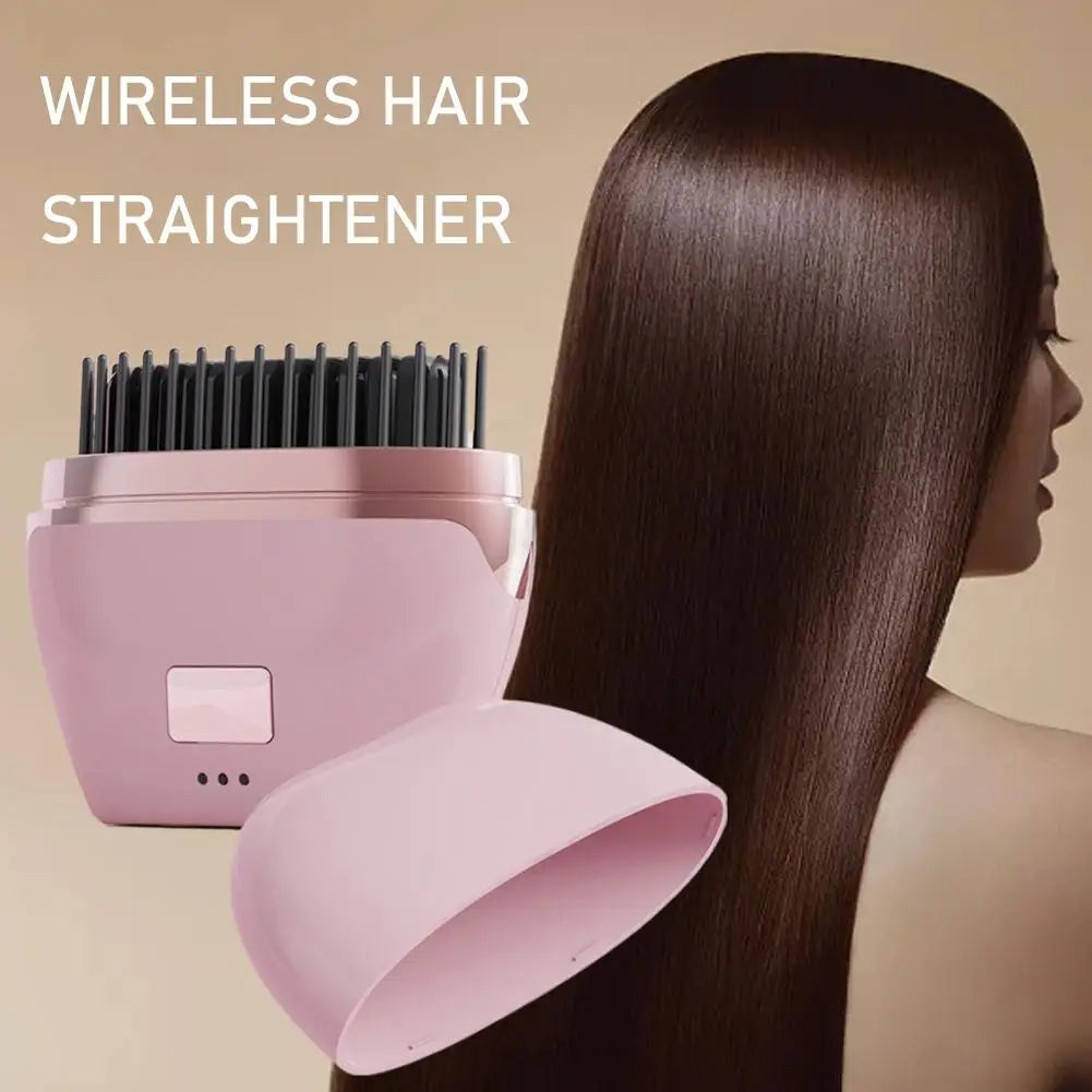 Portable Electric Hair Straightening Comb
