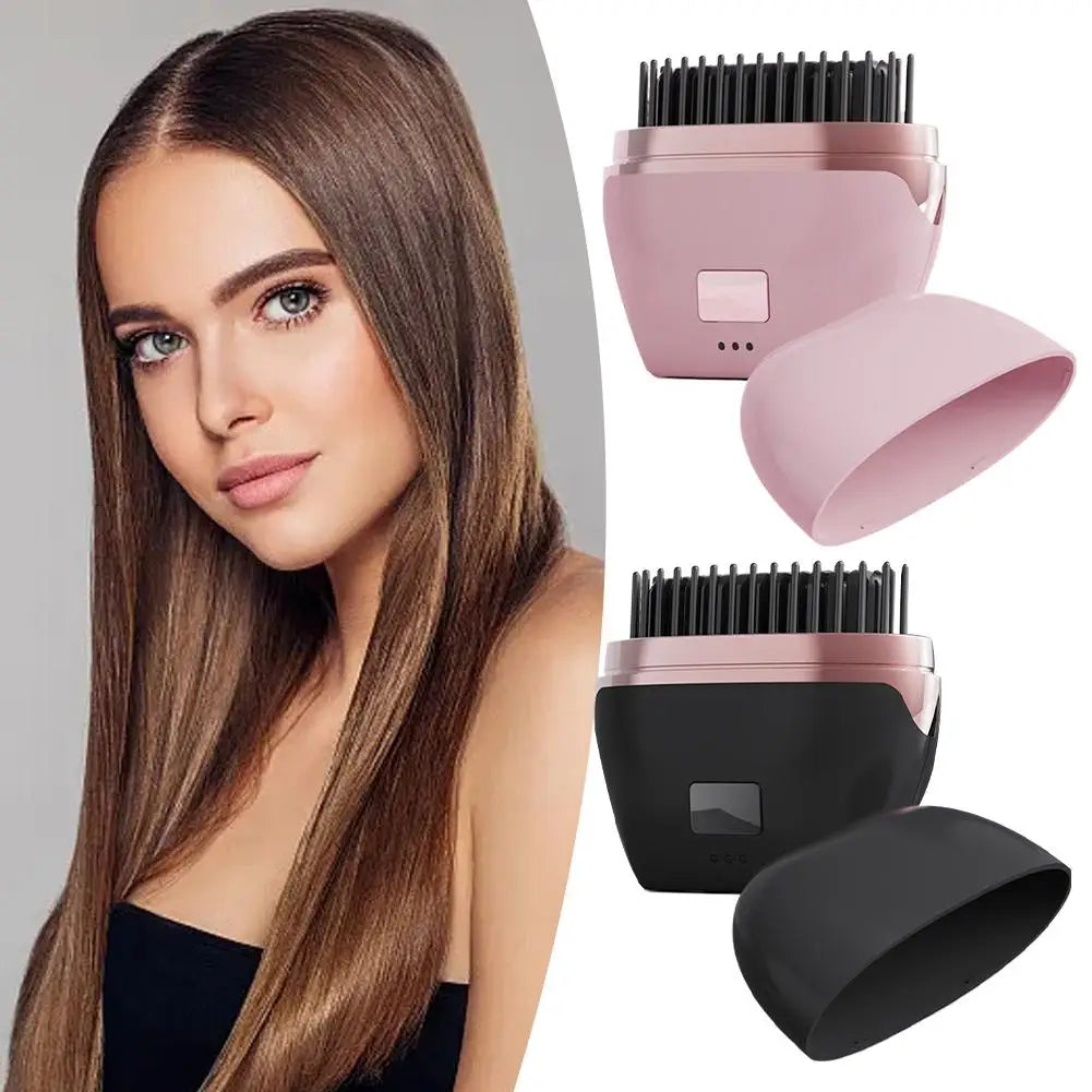 Portable Electric Hair Straightening Comb